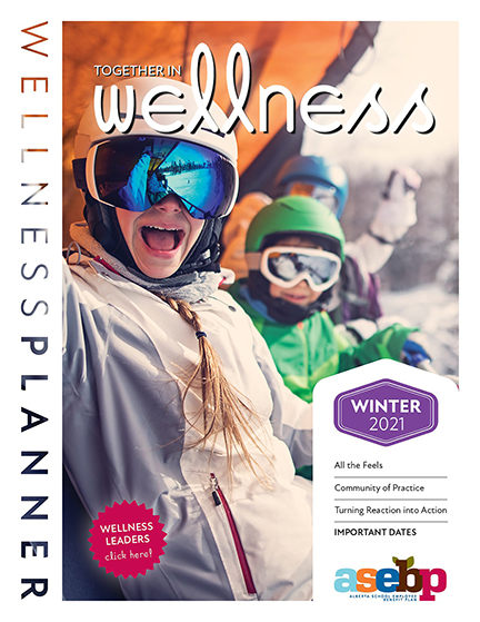 Winter 2021 ASEBP Wellness Planner cover