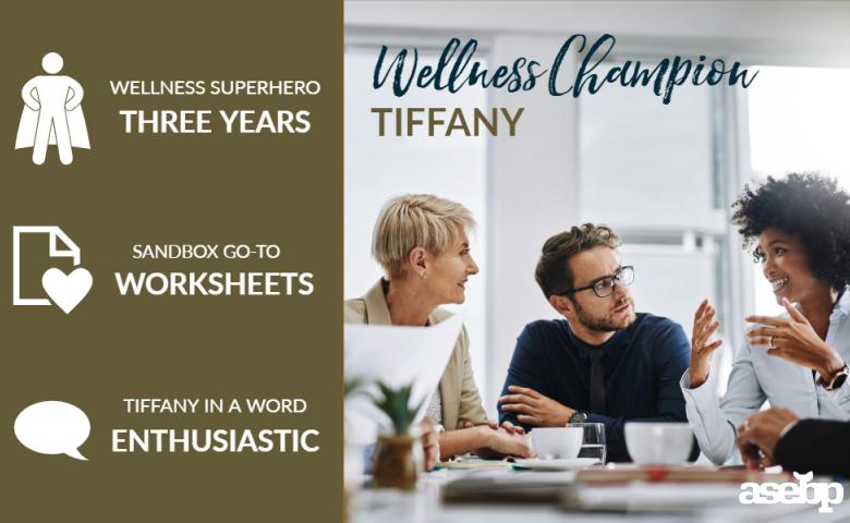 Wellness champion, Tiffany&#039;s, questions and answers
